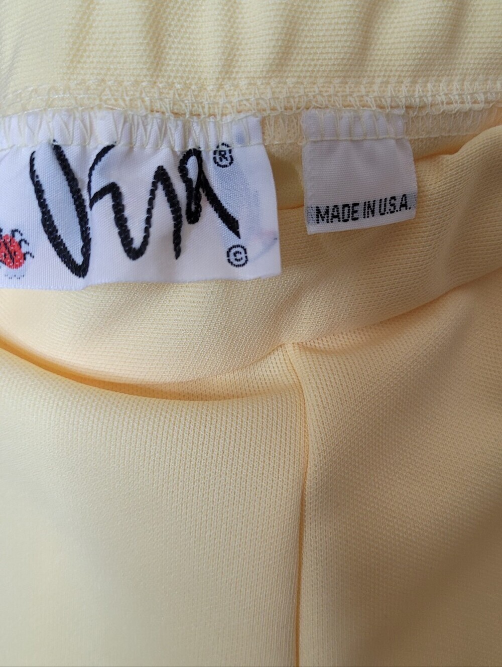 Vintage Vera Neumann Yellow Polyester Pants - Picture 4 of 7